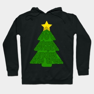 Christmas Tree Word Art Hoodie